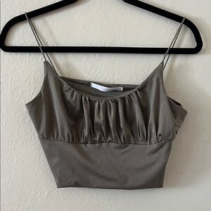 Elegant Gray Women's Top